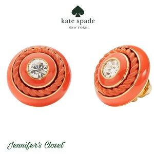 Kate Spade Crystal Colored Stud Earrings NWT